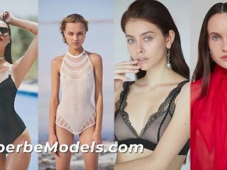 Modele Superbe - Producent kompilacji modeli 1! Intensywne dziewczyny pokazują swoje seksowne ciała w bieliźnie i nagich