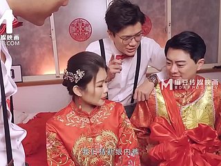 ModelMedia Asia-Lewd Bridal Scene-Liang Yun Fei-MD-0232-Best New Asia Porn Blear