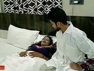 Indian Therapeutic Student Hot xxx seks z pięknym pacjentem! Hindi wirusowy seks