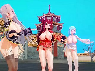 MMD practicable youtubers chinese extremist year [KKVMD] (by 熊野ひろ)