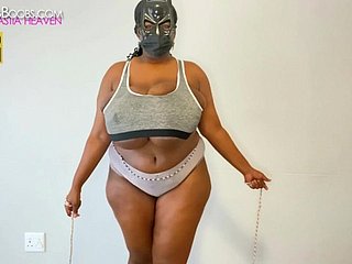 Maskedjuggs Ebony Macromastia Substantial Breasts Bouncing