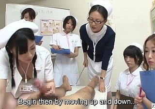 infirmières JAV CFNM démonstration de pipe branlette Subtitled